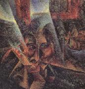 Umberto Boccioni Head Light Surroundings (nn03) oil on canvas